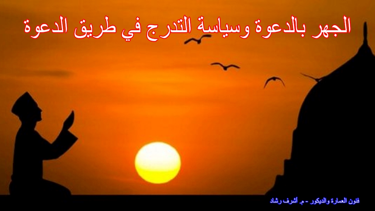 الجهر بالدعوة وسياسة التدرج