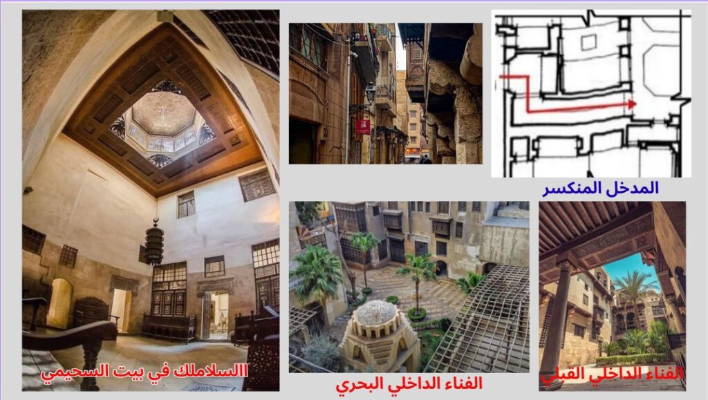عناصر معمارية في بيت السحيمي